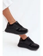 Dámské zateplené tenisky na platformě Big Star HI-POLY SYSTEM – černé