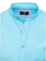 Pánské modré tričko s krátkým rukávem FashionStreet KX1000