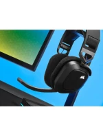 Bezdrátová karbonová sluchátka Corsair HS80 RGB