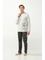 Vamp - Pánské pyžamo s potiskem 21640 - Vamp Vamp - Pánské pyžamo s potiskem 21640 - Vamp