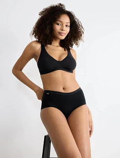 Sloggi BASIC+ - 4× midi kalhotky z bi‑elastické bavlny Sloggi