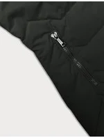 Dámská bunda v barvě army s kapucí J Style (16M9121-136) Dámská bunda v barvě army s kapucí J Style (16M9121-136)