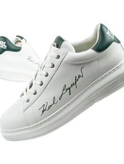 Karl Lagerfeld pánské tenisky Kapri z přírodní kůže bílé