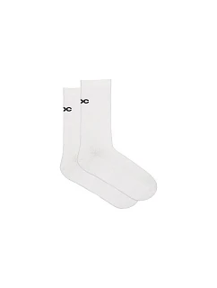 Cyklistické ponožky POC Motion MTB Long Socks, bílé