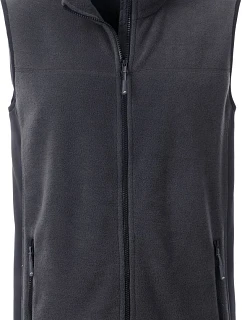 Daiber JN 856 Pánská pracovní fleecová vesta - Strong 02.0856 carbon/black