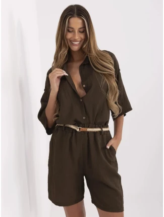 Šortky MI SN 6620.72P tmavě hnědé