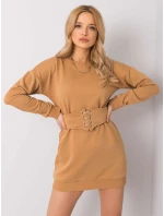 Šaty RV SK 6179.09 velbloud Šaty RV SK 6179.09 velbloud