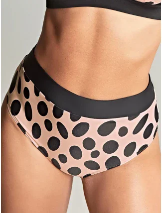 Spodní díl plavek Amalfi SW1775 béžové s puntíky - Panache Spodní díl plavek Amalfi SW1775 béžové s puntíky - Panache