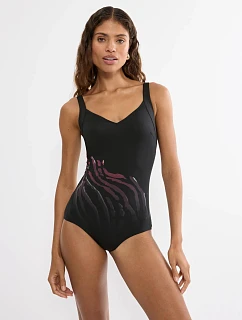 Dámské jednodílné plavky Summer Wild OP - Brown - hnědé M004 - TRIUMPH