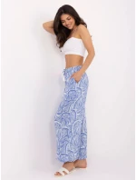 Kalhoty D73771M62237F modré