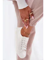 Dámské plátěné tenisky Big Star – bílé