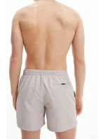 Pánské koupací kraťasy - KM00718 ABM - béžová - Calvin Klein Pánské koupací kraťasy - KM00718 ABM - béžová - Calvin Klein