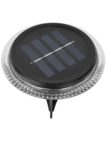 SOLÁRNÍ DISKOVÉ LAMPY PRO MONTÁŽ NA ZEM NEBO NA ZEĎ 2KS