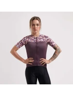 Rogelli ESSENTIAL GRAPHIC dres bordó-korálová L