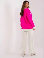 Dámský úpletový set BA KMPL 3017.76P Ecru s neon růžovou - FPrice Dámský úpletový set BA KMPL 3017.76P Ecru s neon růžovou - FPrice