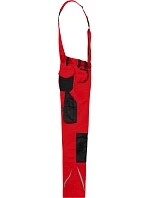Daiber JN 1833 (25-28) Pracovní kalhoty s laclem - Strong 02.133S red/black Daiber JN 1833 (25-28) Pracovní kalhoty s laclem - Strong 02.133S red/black