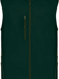 Kariban K 403 Pánská 3-vrstvá softshellová vesta 20.K403 bottle green