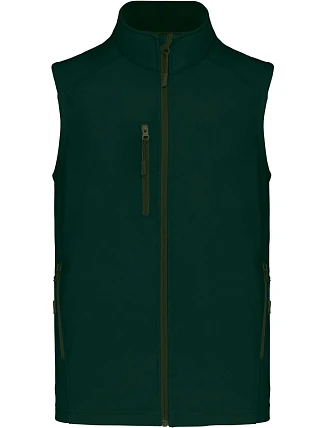 Kariban K 403 Pánská 3-vrstvá softshellová vesta 20.K403 bottle green