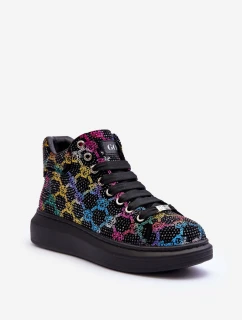 Sportovní Boty Na Platformě Džety GOE MM2N4009 Černé