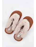 Ženské pantofle s kožešinou Camel Carisse Ženské pantofle s kožešinou Camel Carisse