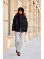 Dámská bunda KUR0027 černá - Roco Fashion