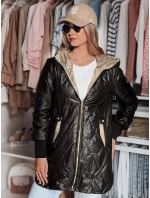 Dámská prošívaná přechodová bunda LIVIANA černá FashionStreet TY4807 Dámská prošívaná přechodová bunda LIVIANA černá FashionStreet TY4807