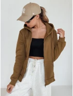 Dámská mikina VICTORIA hnědá BY1392 Dámská mikina VICTORIA hnědá BY1392