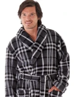 Pánský župan Gordon 2132 9906 kouřová šedá - Vestis Pánský župan Gordon 2132 9906 kouřová šedá - Vestis