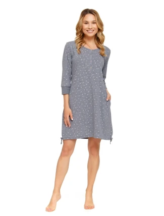 Noční košile 4129 grey plus - Doctornap Noční košile 4129 grey plus - Doctornap