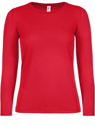 B&C #E150 LSL /women Dámské tričko s dlouhým rukávem 01.006T red B&C #E150 LSL /women Dámské tričko s dlouhým rukávem 01.006T red
