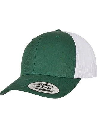 Flexfit 6606/6606T 6 panelová vintage kšiltovka "Trucker" 55.6606 evergreen/white Flexfit 6606/6606T 6 panelová vintage kšiltovka "Trucker" 55.6606 evergreen/white