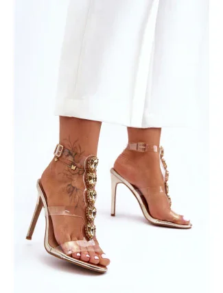 Sandály na podpatku  model 183496 Step in style