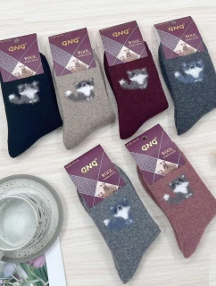 WiK 003 dámské ponožky Angora 978 35-42