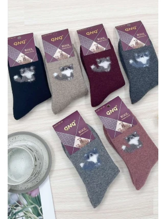 WiK 003 dámské ponožky Angora 978 35-42