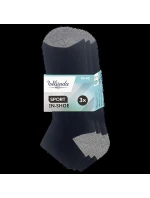 Pánské kotníkové ponožky 3 páry SPORT MEN IN-SHOE 3x - BELLINDA - černá