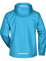 Daiber JN 1118 Pánská bunda do deště 02.1118 turquoise/iron grey