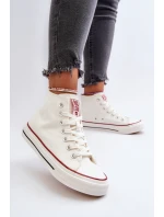 Dámské vysoké tenisky Big Star NN274276 bílé