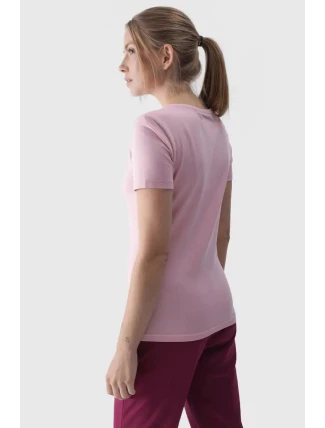 Dámské tričko s potiskem 4F Růžové 4FWMM00TTSHF1846-56S Dámské tričko s potiskem 4F Růžové 4FWMM00TTSHF1846-56S