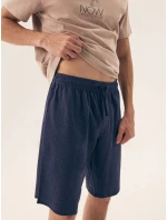 Pánské pyžamo Dreamber 42632-02X Béžová / tmavě modrá - Henderson