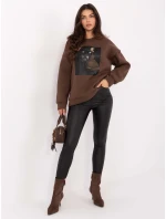 Mikina MI BL 4216 1.82 hnědá