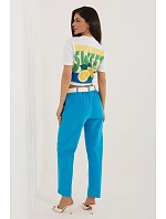 Kordové kalhoty model 226460 Italy Moda