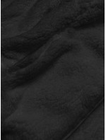 Černá dámská plyšová mikina (HH006-1)
