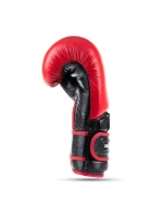 Boxerské rukavice z přírodní kůže Warrior RED