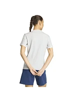 Dámské tričko adidas Entrada 26 Tee šedá JZ6680 Dámské tričko adidas Entrada 26 Tee šedá JZ6680