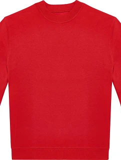 B&C ID.332 Crew Unisex mikina 01.I332 red