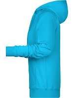 Daiber 8023 Dámská raglánová mikina s kapucí 02.8023 turquoise Daiber 8023 Dámská raglánová mikina s kapucí 02.8023 turquoise