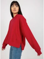 Dámská mikina TW BL 2002.11 tmavě červená - FPrice Dámská mikina TW BL 2002.11 tmavě červená - FPrice