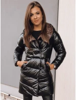 Dámská dvoucestná přechodná bunda DELSY LONG černá FashionStreet TY3481 Dámská dvoucestná přechodná bunda DELSY LONG černá FashionStreet TY3481