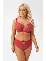 Gorsenia F 008 Flavia Rudy spodní díl bikin M-4XL