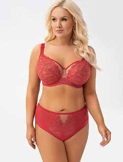 Gorsenia F 008 Flavia Rudy spodní díl bikin M-4XL